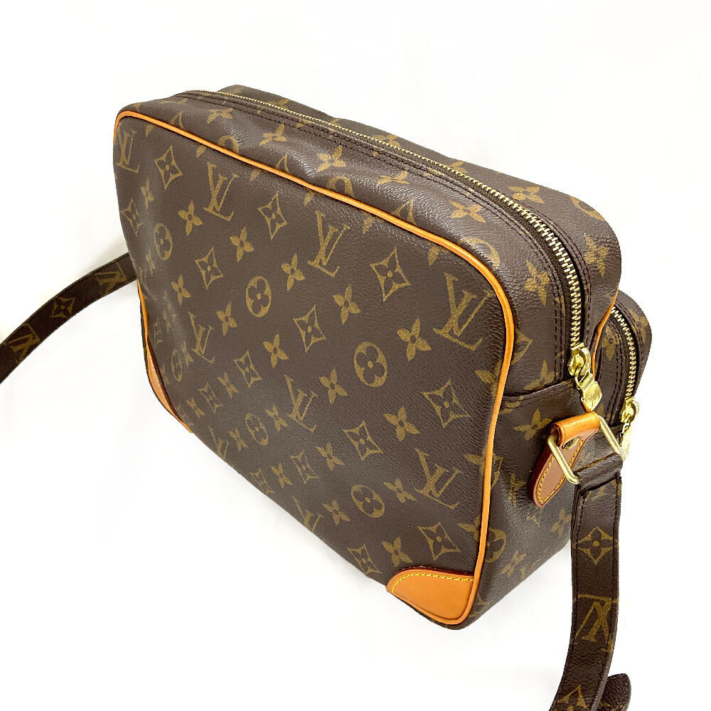 Louis Vuitton Brown Bag Handbag Nile Shoulder Monogram
